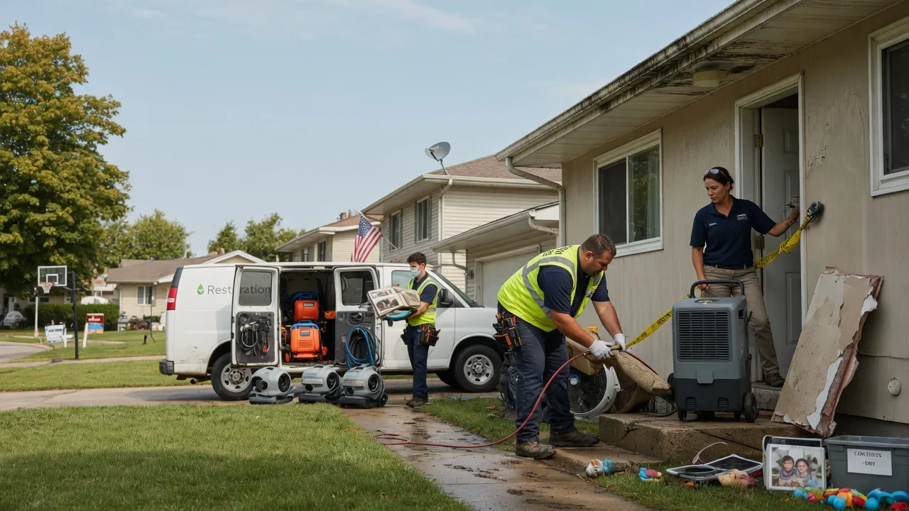 Water Damage Restoration in Varna, IL near me